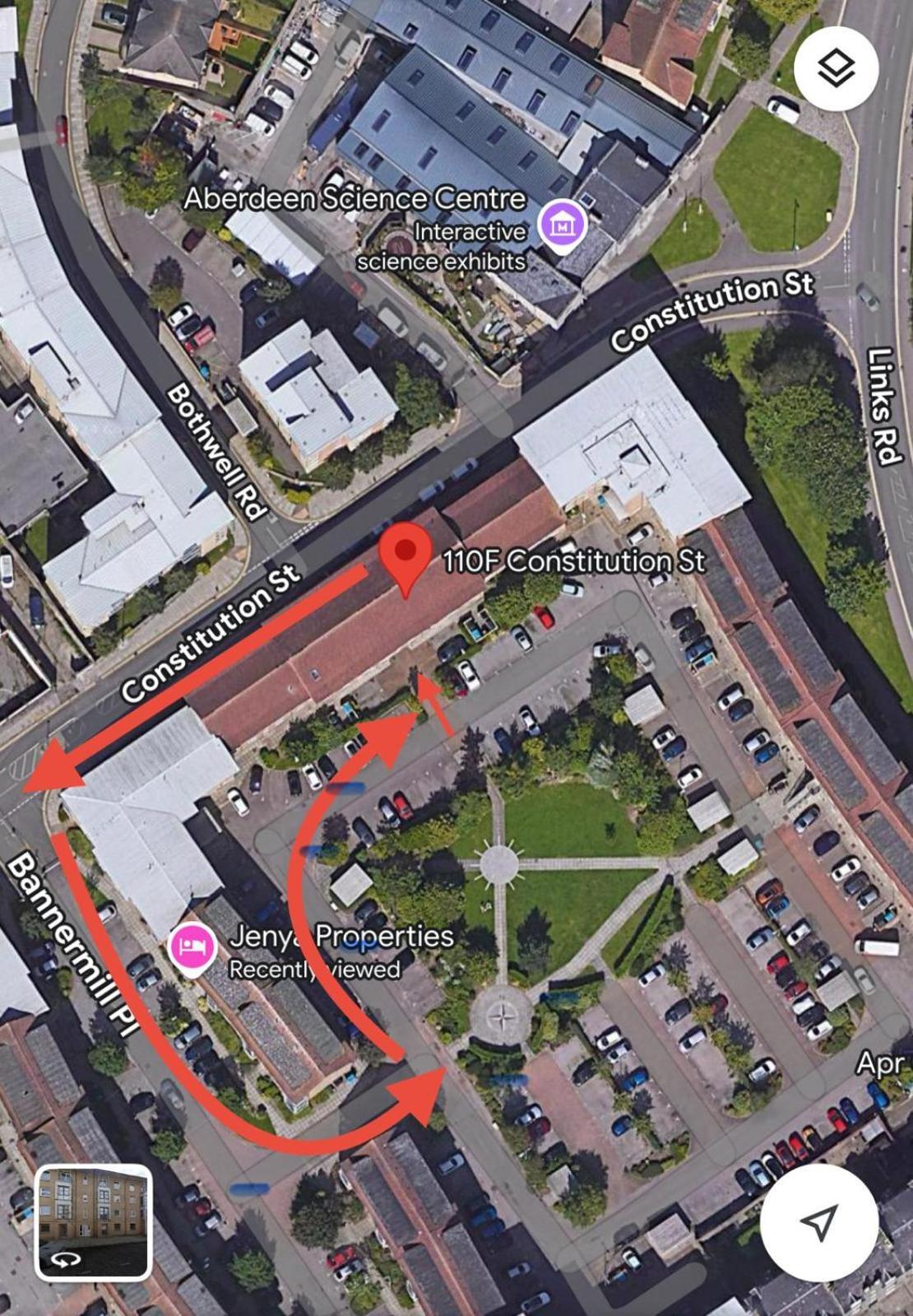 Comfortable, Self Contained 2 Double Beds Town Near Pittodrie Stadium Apartment Aberdeen